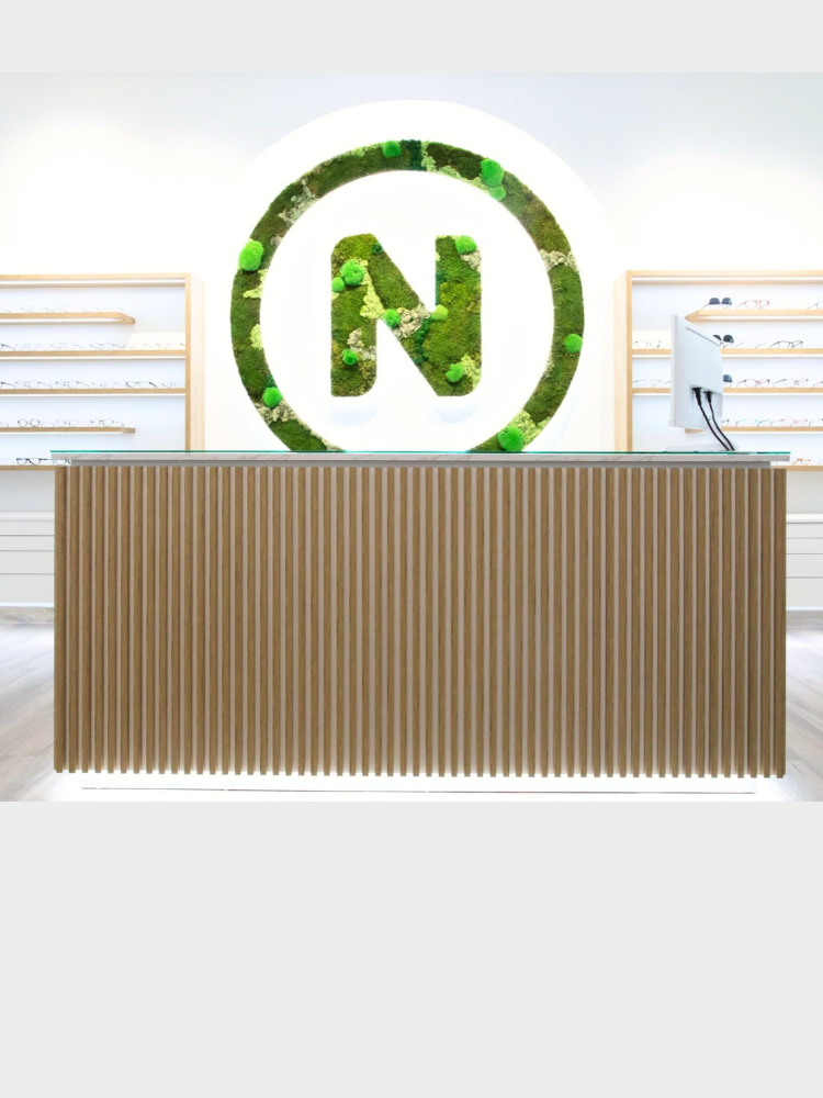 Signature Mostrador Signature para óptica - Tienda mobiliario óptica